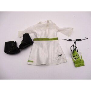 American Girl Doll‎ Mod Monster Costume Halloween Dress Shoes Necklace